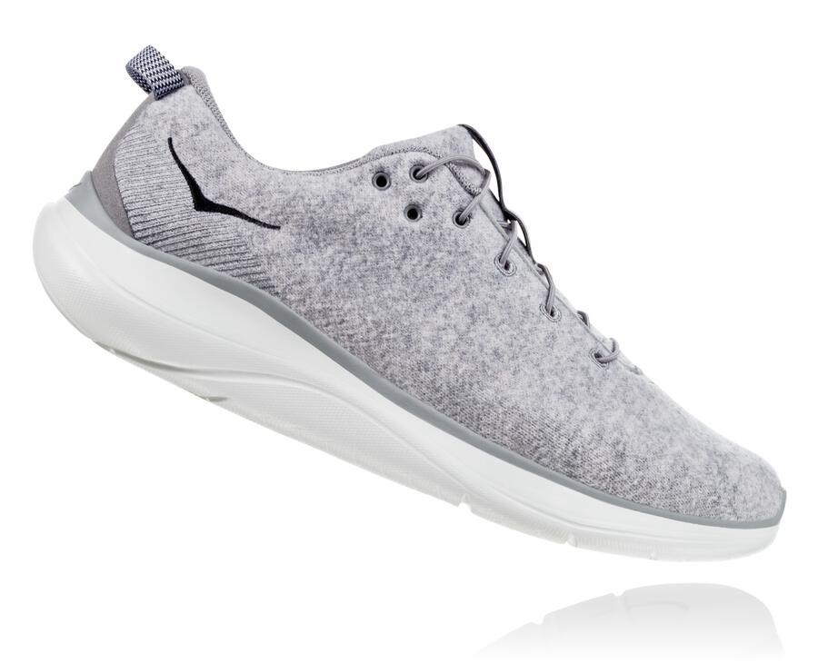 Hoka One One Løbesko Herre - Hupana Flow Wool - Grå - 861095VRH